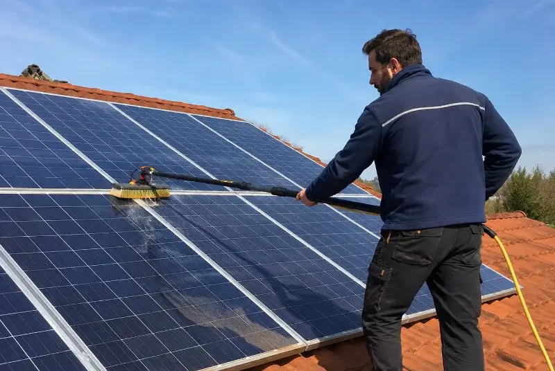 Nettoyage et entretien de panneaux solaires à Brens